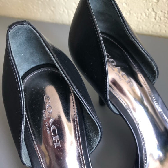 Coach Leather Studded Stiletto Heels - Picture 5 of 8